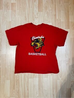 Logo Athletic Red Cheetahs Basketball Short Sleeve Tee